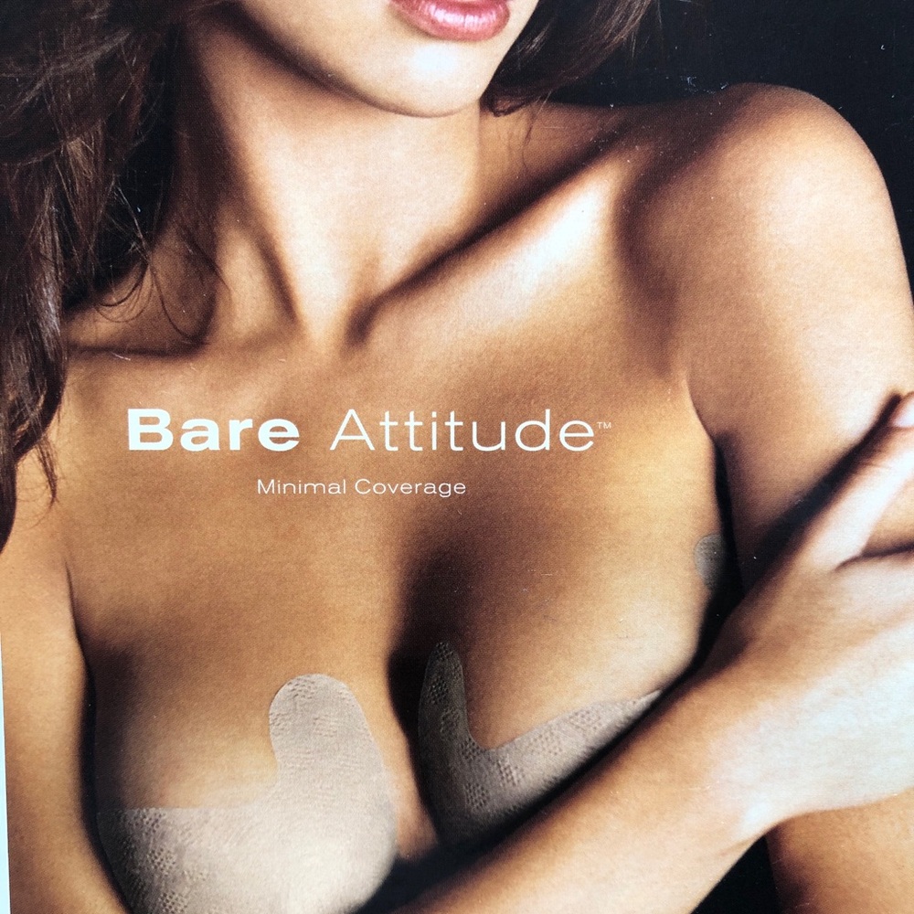 New Victoria's Secret Bare Attitude Adhesive Bra - Nude C Cup